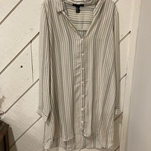 Long button up short/dress